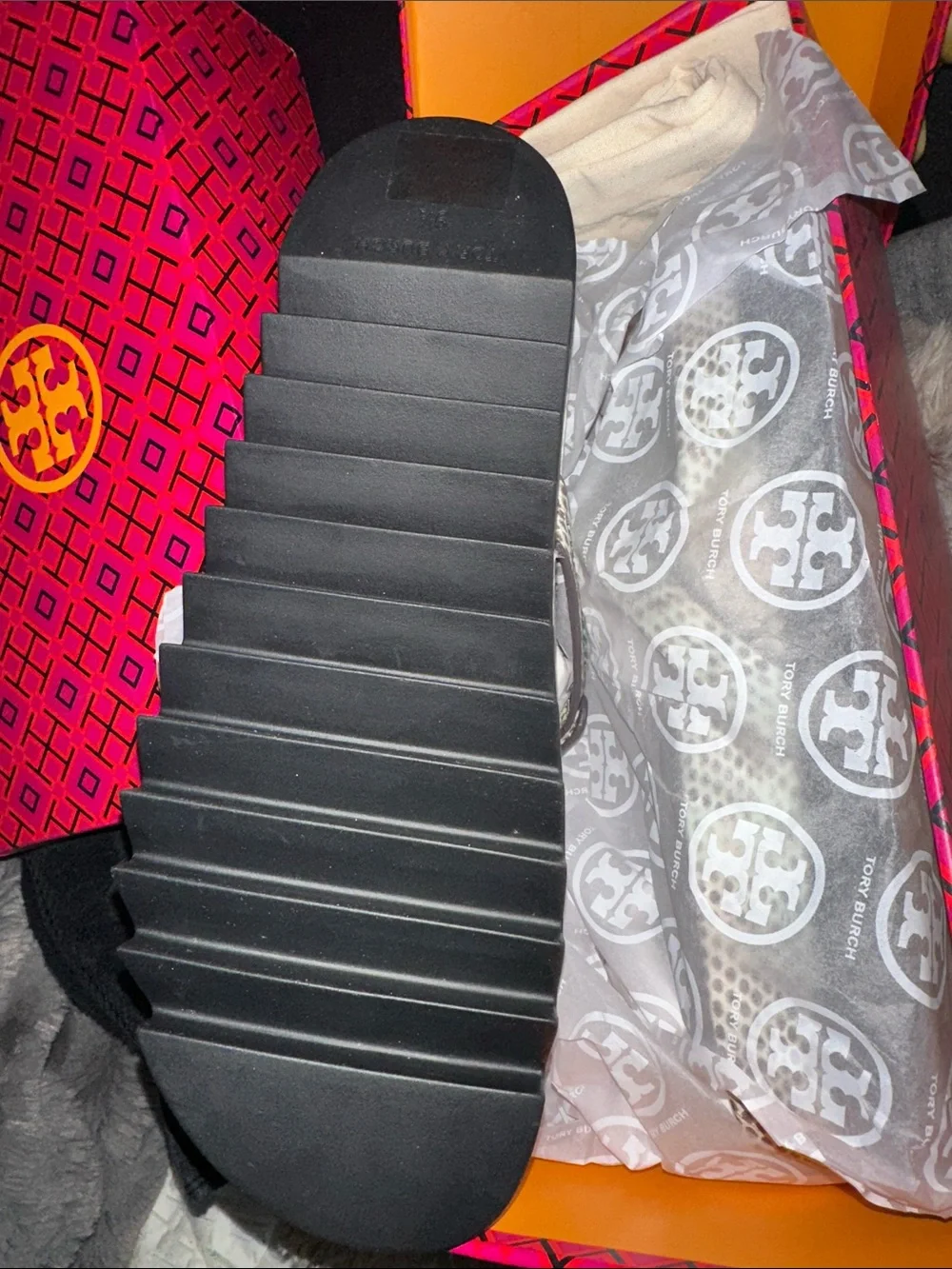 Tory Burch: Miller Cloud Lug Snake Sandals 🐍